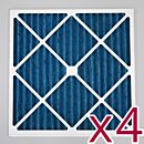 MERV 7 Pre-Filters for FFUs; Replacements, 4 Pack, 19.5