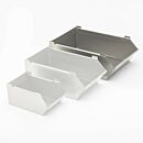 Mobile Storage Rack Bin; Large, 304 or 316L SS, 5.5