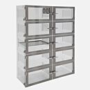 Desiccator; IsoDry®, Acrylic, 10 Chambers, 46