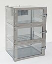 Desiccator; IsoDry®, Static Dissipative PVC, 3 Chambers, 23.5
