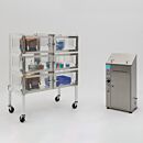 Desiccator; Adjust-A-Shelf™, NitroPlex™, Acrylic, 6 Chambers, 46