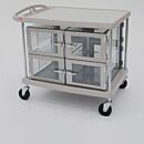 DesiCart; 4 Chambers, Polyethylene Frame, Static Dissipative PVC Chamber, 27.75