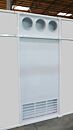 Vertical Air Return, Wall Mount, 8'H, Powder-Coated Steel, High Capacity/Efficiency