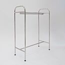 Garment Rack; Free Standing Single Rack, 304 SS, Cylindrical Tube, 60