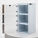 Desiccator; ValuLine® ES™, Acid-Resistant Polypropylene, 3 Chambers, 19.125