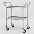 BioSafe® UltraClean™ Cleanroom Cart, Round Tube, 2 48