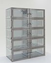 Desiccator; IsoDry®, Static Dissipative PVC, 10 Chambers, 46