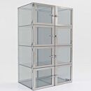 Desiccator; Wafer Box, for 300 mm Wafers, Static-Dissipative PVC, 8 Chambers, 38.75