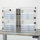 Drawers for ValuLine® Desiccators; Sliding, Polypropylene, 3 Drawers, 7.25