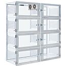 Desiccator; IsoDry®, Acrylic, 8 Chambers, 46