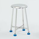 Cleanroom Stool; ISO 4, 304 or 316 Stainless Steel, 24