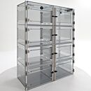 Desiccator; ValuLine® ES™ Smart® Module, Static Dissipative PVC, 8 Chambers, 36.75
