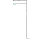 Thermo Scientific Value Combination Refrigerator/Freezer 1°C to 12° C 7.1 Cu. Ft. TSV07CPSA