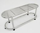 BioSafe® Gowning Bench; 316L Stainless Steel, Tubular Top, 48