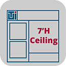 ValuLine™ Cleanroom Height Adjustment, 7'H, Hardwall, Static-Dissipative PVC Panels