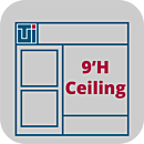 ValuLine™ Cleanroom Height Adjustment, 9'H, Hardwall, Static-Dissipative PVC Panels