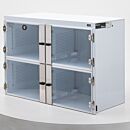 Desiccator; ValuLine® ES™, Acid-Resistant Polypropylene, 4 Chambers, 36.75