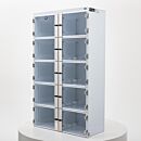 Desiccator; ValuLine® ES™, Acid-Resistant Polypropylene, 10 Chambers, 36.75
