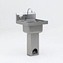 ValuLine™ Pedestal Sink; USP 797, 304 Stainless Steel, Foot Pedal, 16