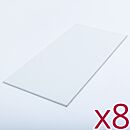 Ceiling Panels for Modular Cleanrooms; 2' x 4', Vinyl Covered Gypsum, Case of 8