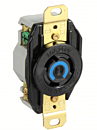 Wall Plate; Twist Lock, 220 V, 20 A, NEMA L6-20R