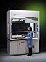 Six foot Labconco Protector Echo filtered fume hood shown with optional cabinet  |  3652-42 displayed