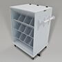 Polypropylene Chemical Transport Carts for Safe Transport with Spill Containment Area  |  3401-31 displayed