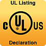 UL Listing Declaration for Fire-Rated Pass-Throughs