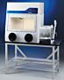 Labconco Precise Series Xpert Weigh Glove Box, shown with optional stand  |  3644-42 displayed