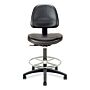 Class 100 Ergonomic Static-Control Chairs include conductive casters for static-safe rolling on surfaces