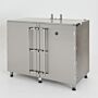 Drum storage desiccator cabinet, 304 stainless steel, with optional automatic gas-purge controller  |  1989-02A displayed