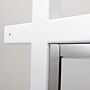 Flush-mount trim sits even with the cleanroom frame  |  6600-58 displayed