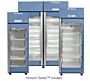 Medical-grade GX Horizon Upright Lab Refrigerators in five capacity sizes include ventilated shelves, casters, controller and OptiCool technology