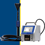 ScanAir for use with Solair particle counters (sold separately) has a 1.0 CFM flow rate; adjustable scan head and remote power button  |  1510-57 displayed