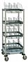 MetroMax i Gown and Bootie Storage units include adjustable baskets and dividers for easy storage of bulky or odd-shaped items  |  1403-12 displayed