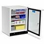 4.6 cu. ft. model with a powder coated paint finish door (right hinge) and a temperature range from 34° to 45° F; stainless steel mo  |  2860-06A displayed