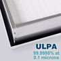 Room-side removable (RSR) ULPA filter with stainless steel frame. Allows filter to be quickly removed without dismantling FFU from the ceiling  |  6601-28-RS displayed