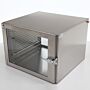 ISO 6 Stainless steel desiccator cabinet, single chamber design, provides dry and sterile storage environment; featuring ergonomic Lift Latch, tempered glass vi | 1610-32A displayed