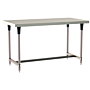Standard 304 Stainless Steel TableWorx Work Tables with Microban antimicrobial Metroseal Legs and I-Frame by Metro; with mobile options  |  1543-PP-01 displayed