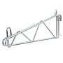 Super Erecta Stainless Steel Post-Type Wall Mount 18 Inch Shelf Support