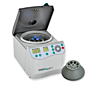 Z207 A Compact Clinical Centrifuges by Hermle with an 8 x 15 m fixed-angle rotor feature an EZ Scroll touchpad and a microprocessor control; in 120V and 230V  |  1539-PP-08 displayed