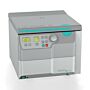 Compact lab centrifuge has 18 rotor options (order separately) and built-in safety features. Hermle’s Z326 is air-cooled, stores up to 99 programs  |  2823-61 displayed