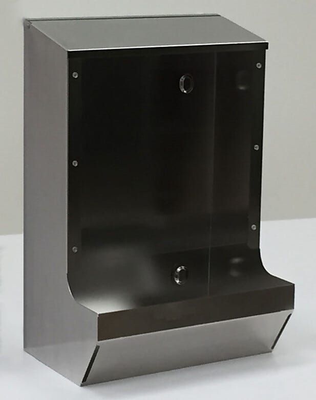 Stainless Steel Safety Glasses Dispenser  |  4951-57 displayed