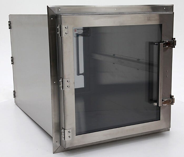 Reduces contamination by providing a clean way to transfer equipment | 1992-15D displayed