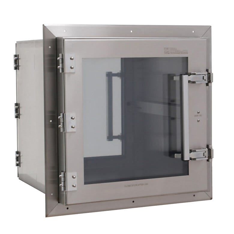 Simplifies contamination-free transfer of materials between classified spaces. | 2636-18D-2 displayed