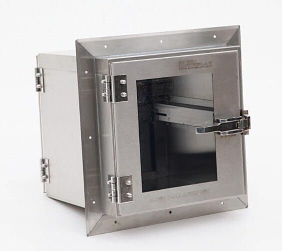 Reduces contamination by providing a clean way to transfer equipment | 1992-09D displayed
