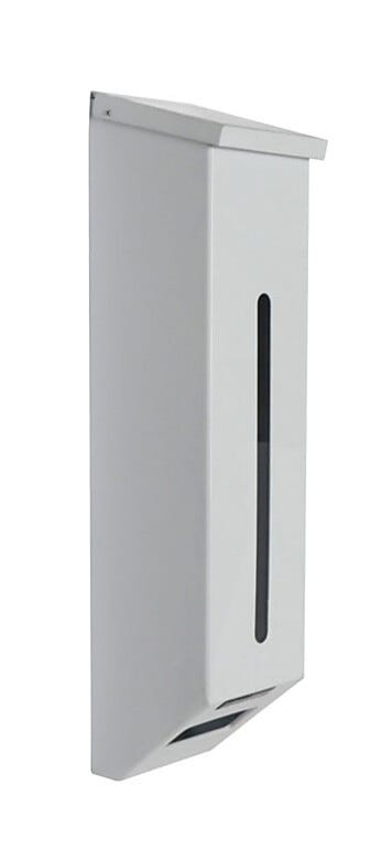 1 Chamber Polypro Glove Dispenser with hinged top and wall-mount keyhole cutouts  |  4952-75 displayed