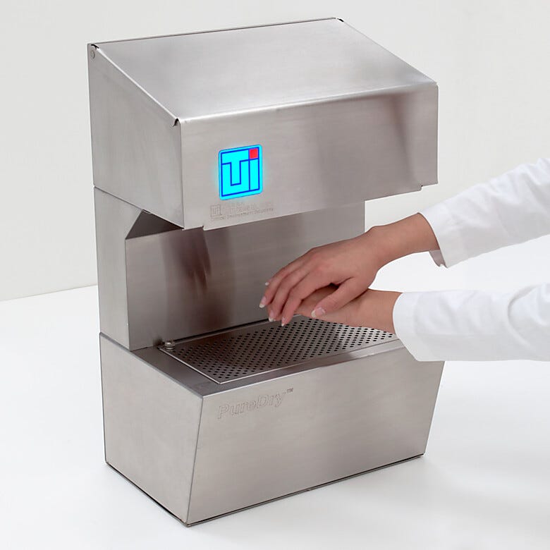 Germ Free ISO 5 Recirculating Hand Dryer | 3333-33 displayed