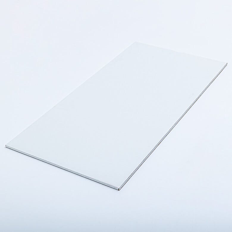 Vinyl laminate face of gypsum ceiling panel eliminates additional finishing | 6705-09 displayed