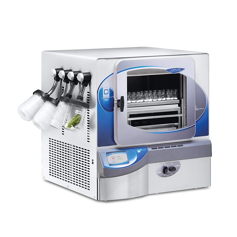 FreeZone Triad 2.5 Liter -84C° Benchtop Freeze Dryer by Labconco handles multiple types of lyophilization, Lyo-Works OS data collection and a stainless steel co | 6923-36-220 displayed